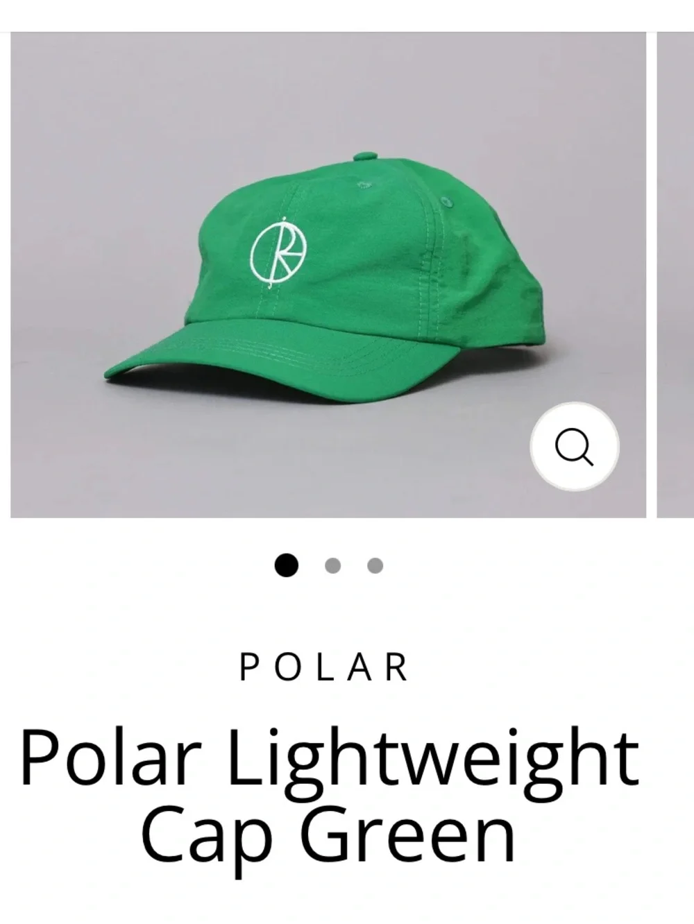 Polar Skate Co. Cap — Green